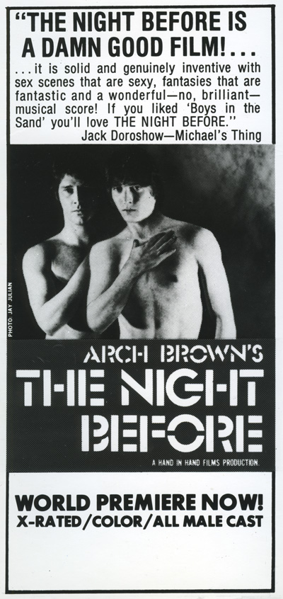 Vintage ad for The Night Before
