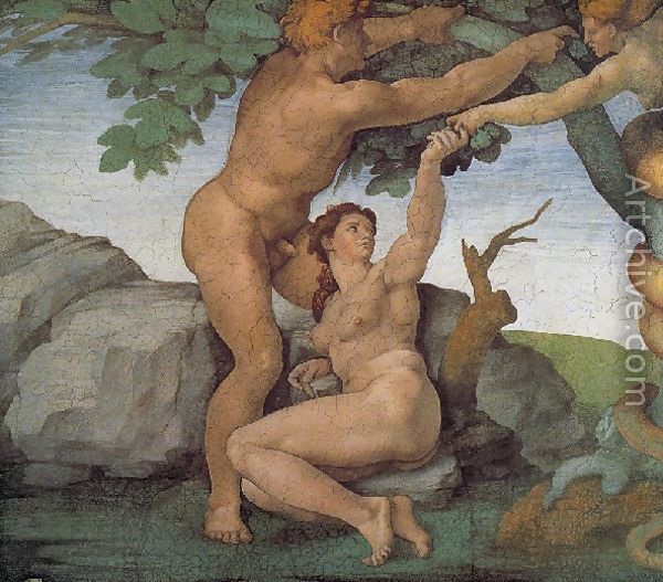 Adam and Eve, Sistene Chapel Ceiling
