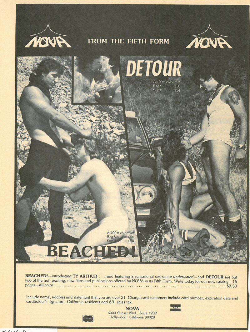 Vintage ad for Nova loops Beached and Detour