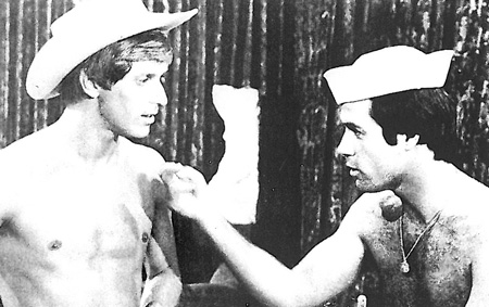 Casey Donovan and Gerald Grant in the film version of Score