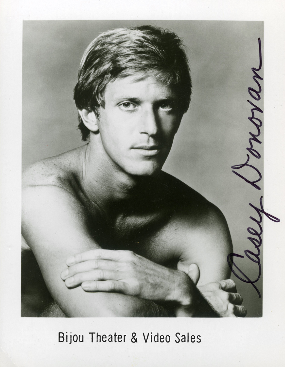 Signed Casey Donovan headshot from his Bijou appearance