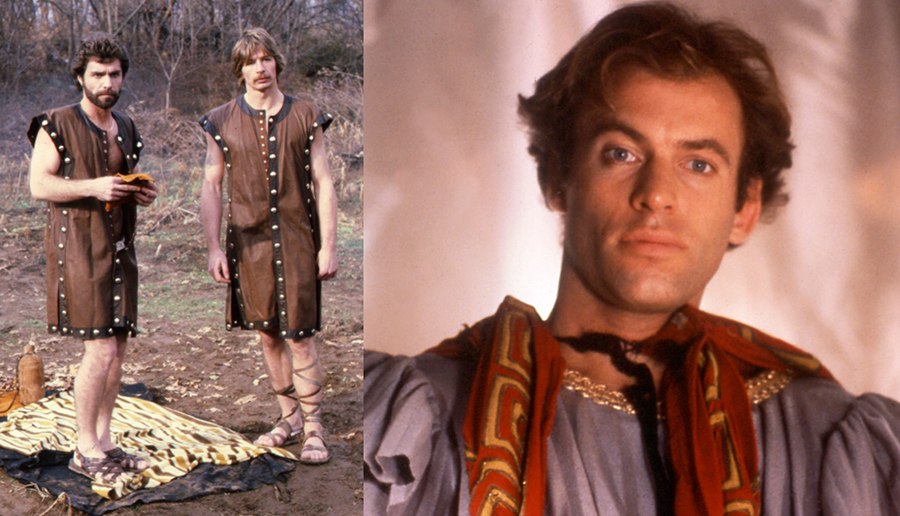 George Payne, Scorpio and Eric Ryan in promotional images for Centurians of Rome