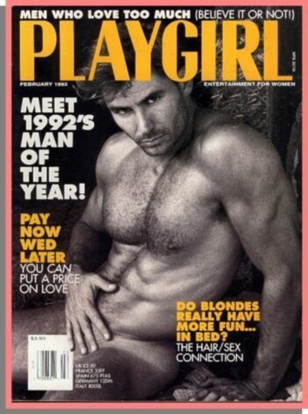 Dirk Shafer as the Playgirl 1992 Man of the Year