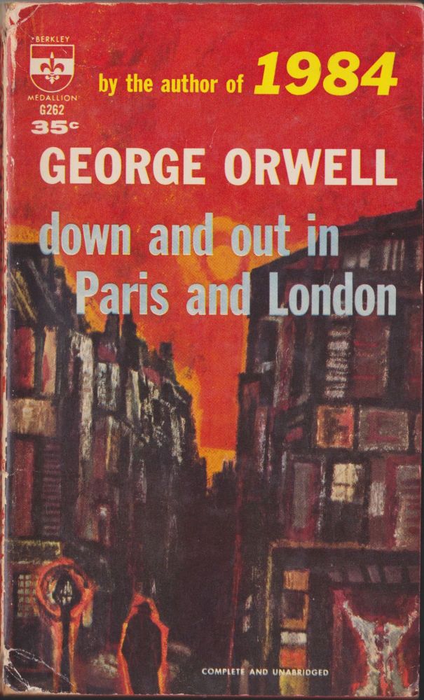 Down and Out in Paris and London book cover