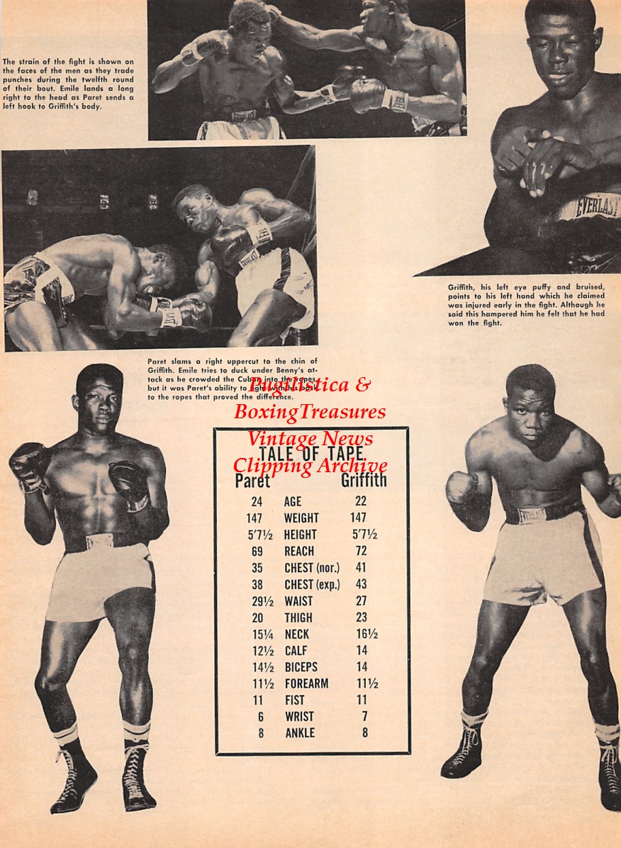 Emile Griffith news clipping