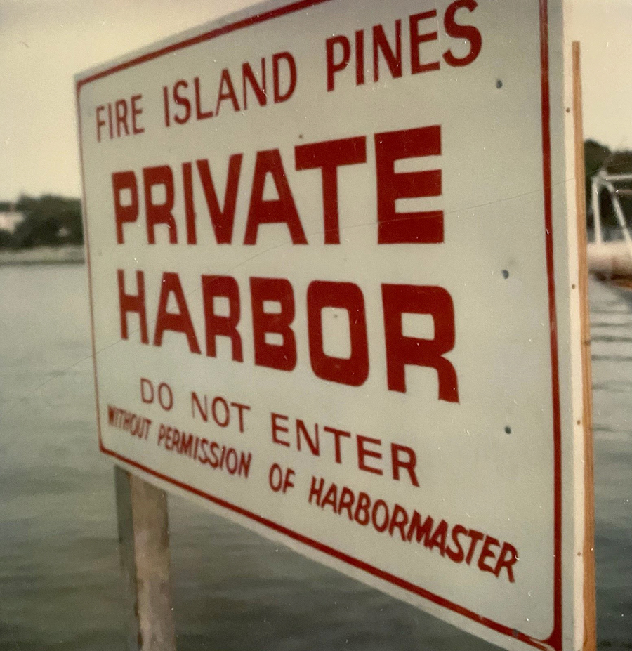 Fire Island Pines sign