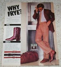 Frye boots ad