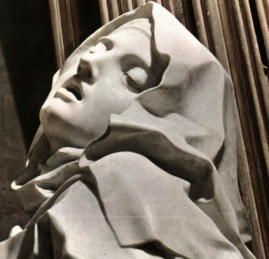 Detail from Bernini's The Ecstasy of St. Teresa statue