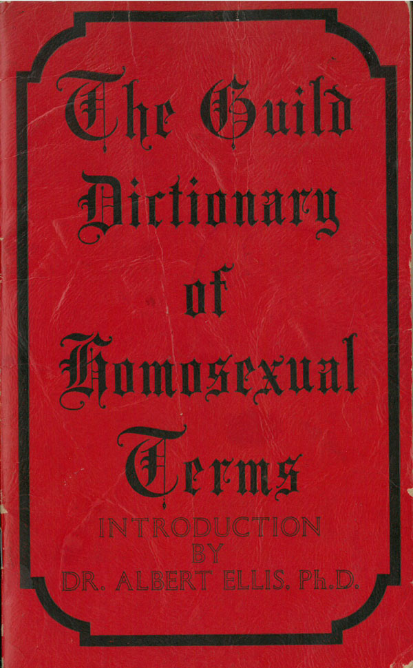 Cover of The Guild Dictionary of Homosexual Terms