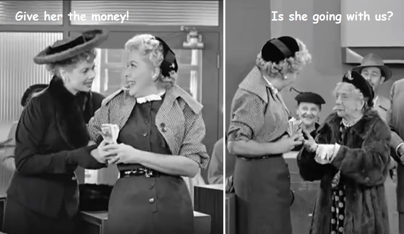 Lucy and Ethel's fraudulent raffle