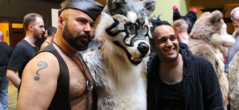 Leathermen and furries at IML