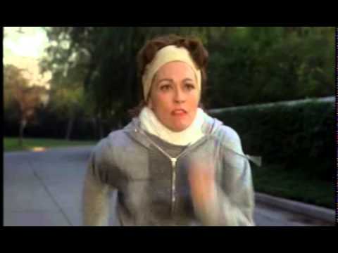 Joan Crawford jogging scene in Mommie Dearest