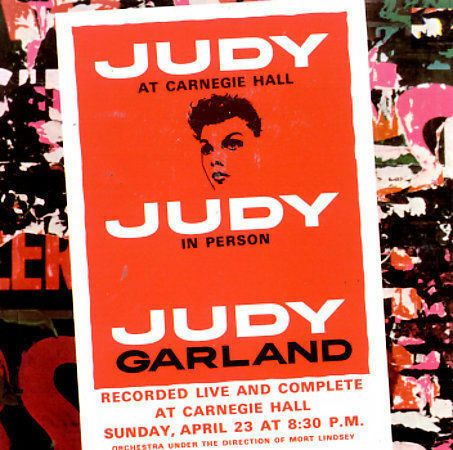 Judy Garland at Carnegie Hall CD cover