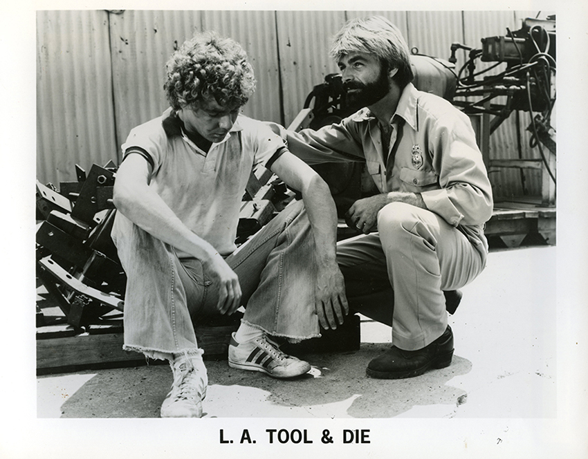 Bob Blount and Chuck Cord in L.A. Tool & Die
