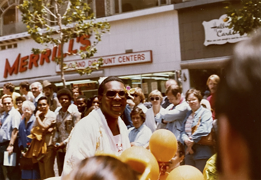 Sylverster at a late '70s San Francisco Gay Day Parade