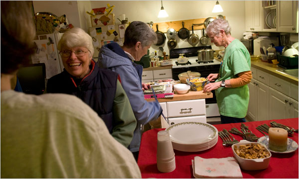 Lesbian potluck