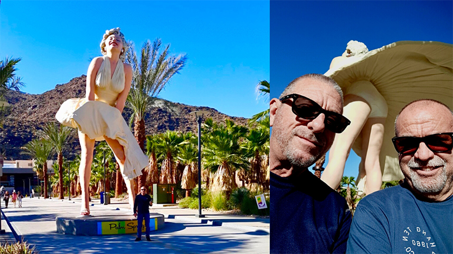 Marilyn statue in Palm Springs