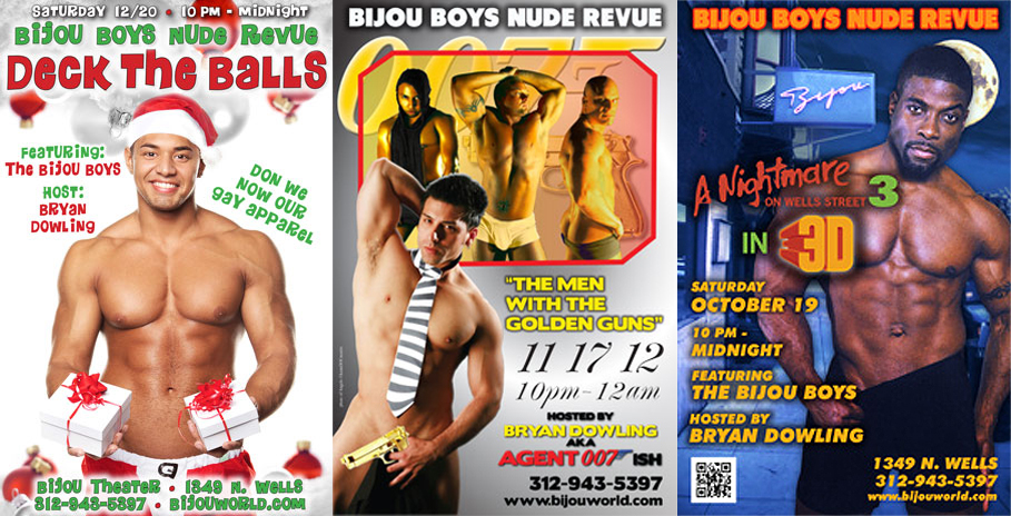 Bjiou Boys Nude Revue posters