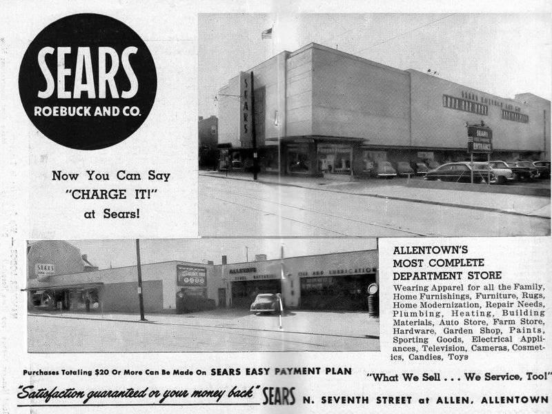 Sears department store opening advertisement