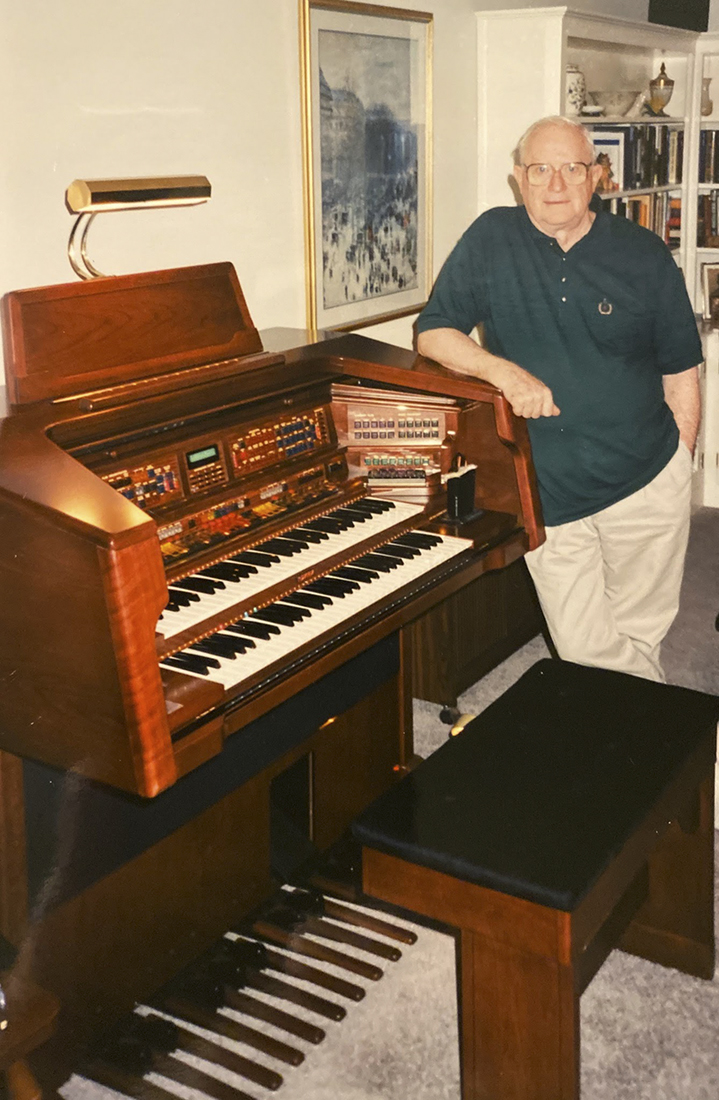 Customer Bill with his organ