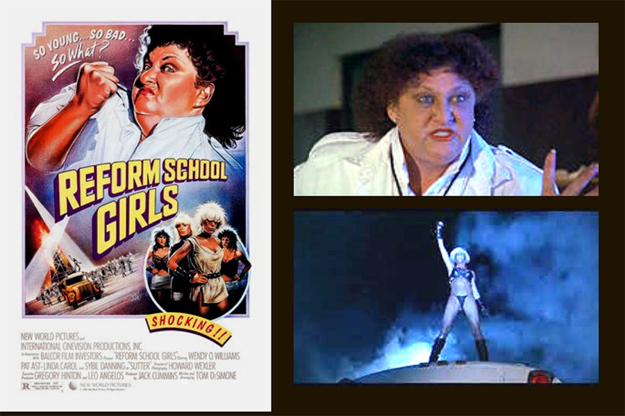Reform School Girls poster and stars Pat Ast and Wendy O. Williams