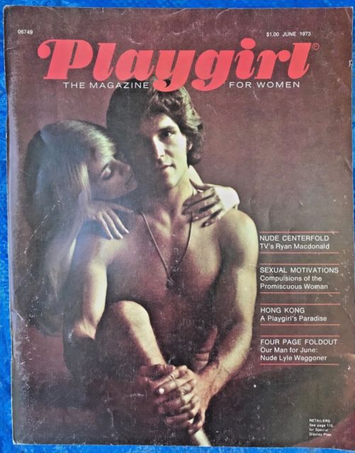 Lyle Waggoner in the first issue of Playgirl