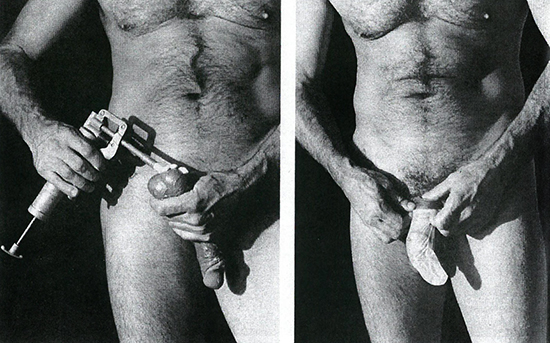 Richard Locke safer sex inspiration images from Advocate MEN