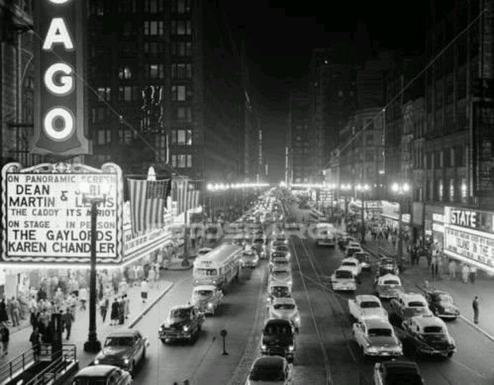 Chicago theater and other State Street theaters in Chicago, 1950