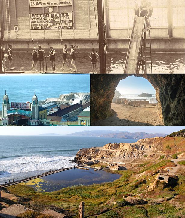 Sutro Baths and Lands End Beach images