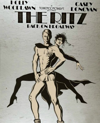 Poster for Woodlawn and Donovan in the revival of The Ritz