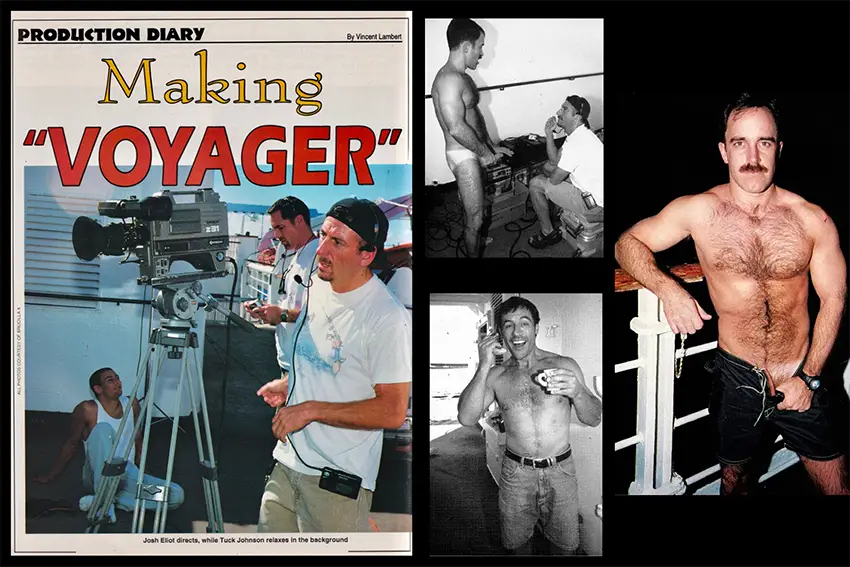 Behind the scenes images from Josh Eliot's Voyager