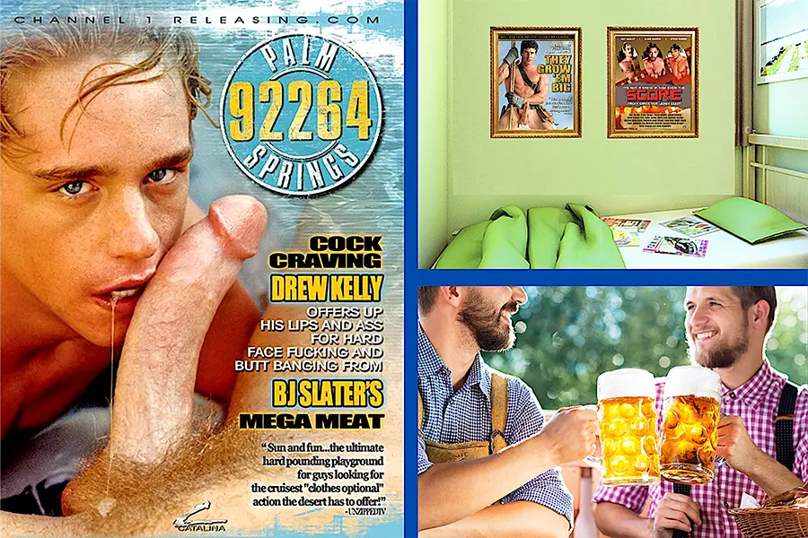 Palm Springs 92264 box cover; maid's quarters; hot German guys