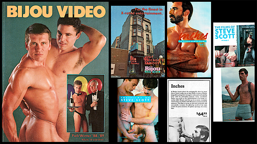 The BIJOU VIDEO Catalog, Fall/Winter '88 - '89, with Steve Scott section