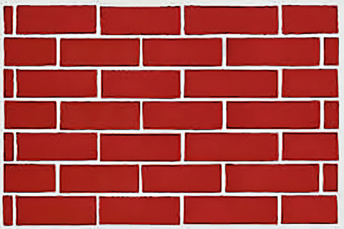 Red brick wall