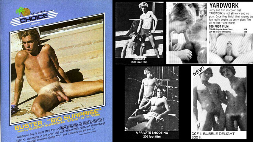 Buster, Steve York & others' 8mm film shorts in The Big Surprise & Buster Goes to Laguna