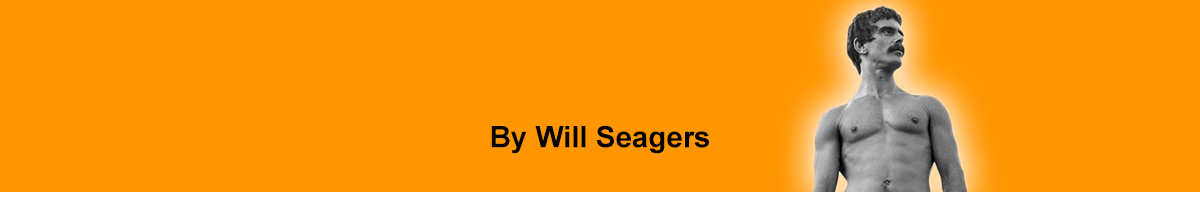 Picture of Will Seagers in the late 1970s with text By Will Seagers