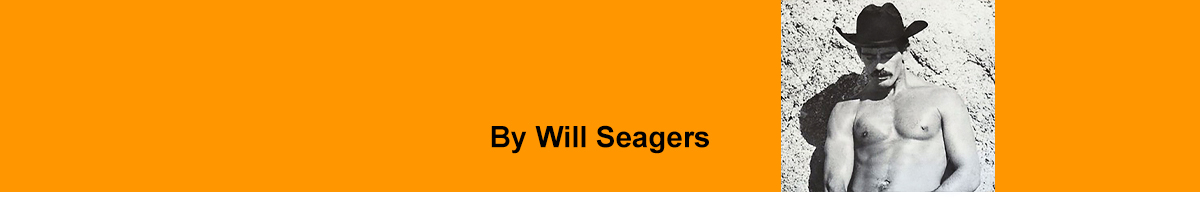 Photo of Will&nbsp;Seagers shirtless outdoors in a black cowboy hat
