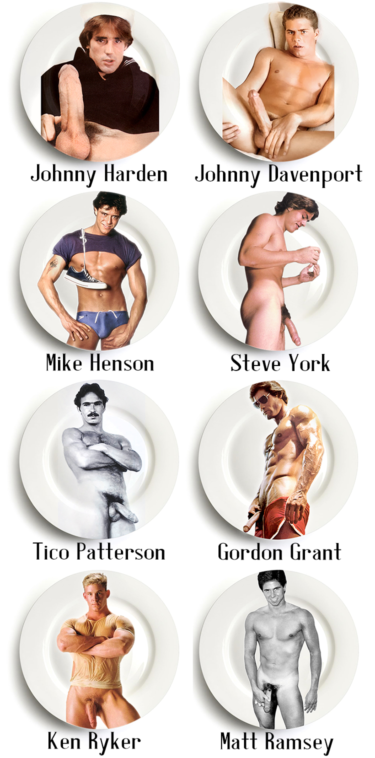Co-star fantasy menu with classic stars on dinner plates