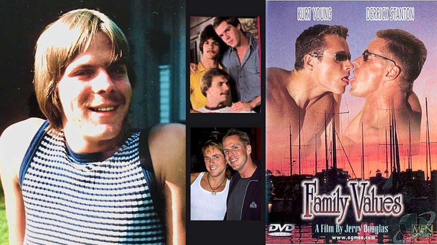 Derrick early in his career & in 1997 for his return in Family Values