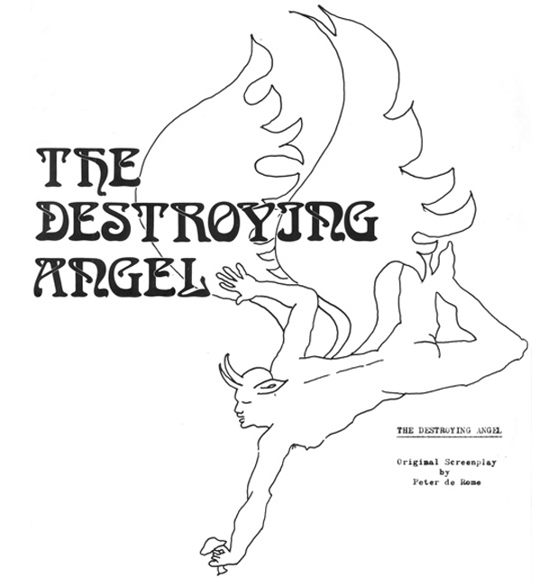 Illustration from Peter de Rome's Destroying Angel script
