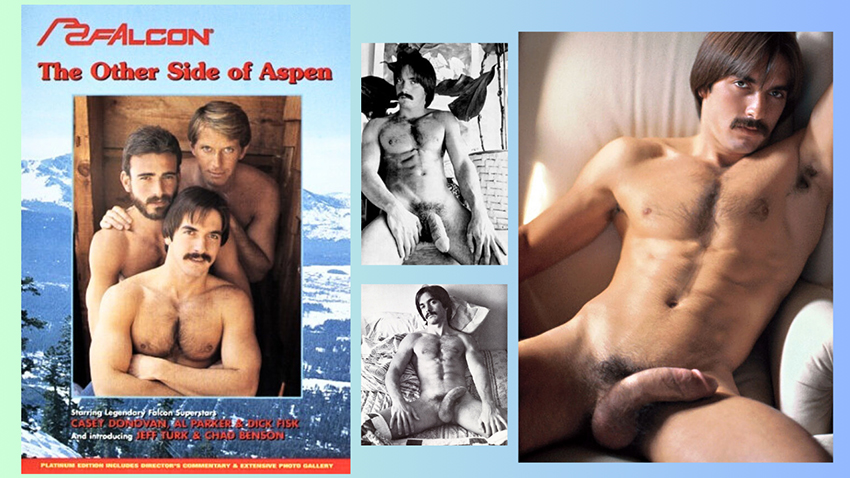 Dick Fisk modeling & with legends Al Parker & Casey Donovan in The Other Side of Aspen