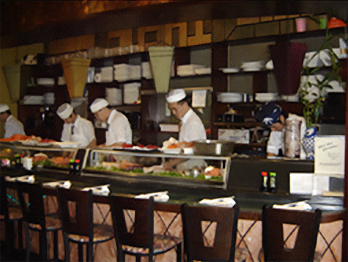 Chefs working at Fujiyama Mama's