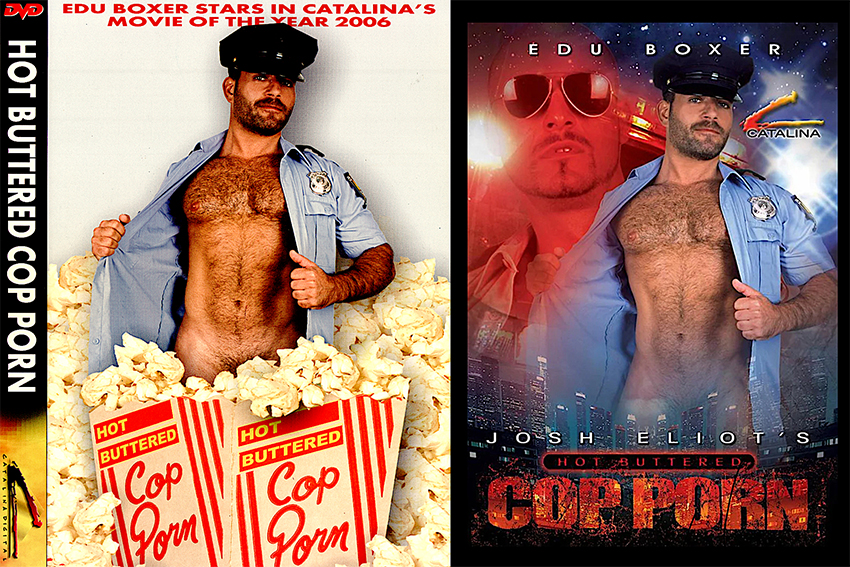 Hot Buttered Cop Porn box covers