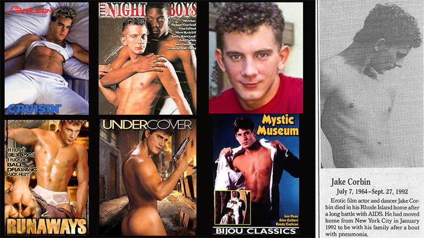 Some of Jake Corbin's movie box covers and his obituary