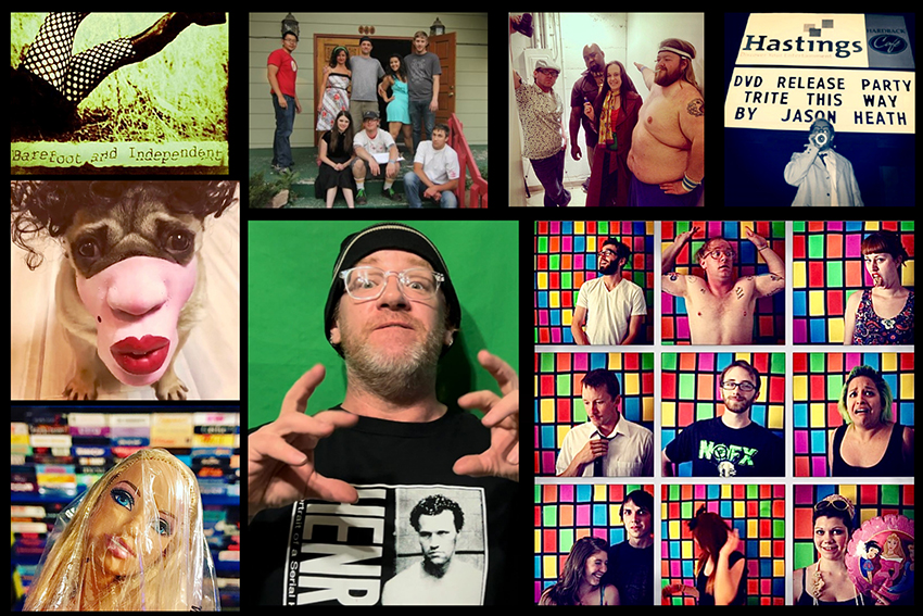 Jason Heath, some of his photo posts and members of the Broken Spoons