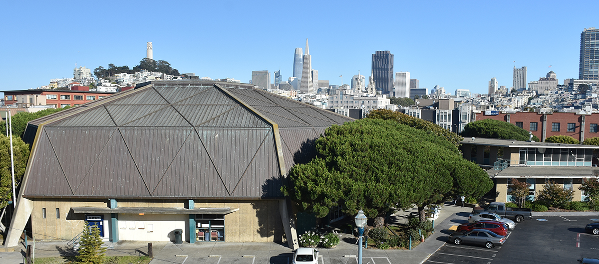Long Shoreman's Hall, SF, exterior.