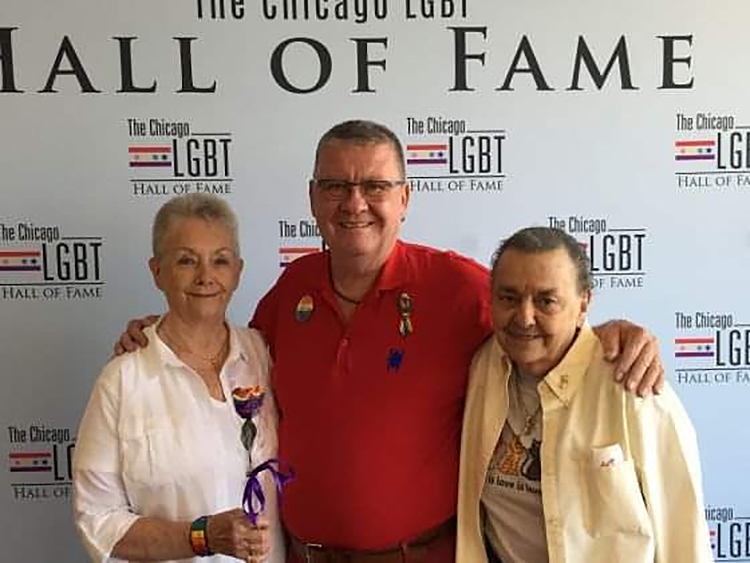 Marge at the Chicago LGBT Hall of Fame