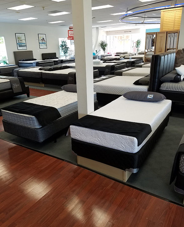 Mattress store interior