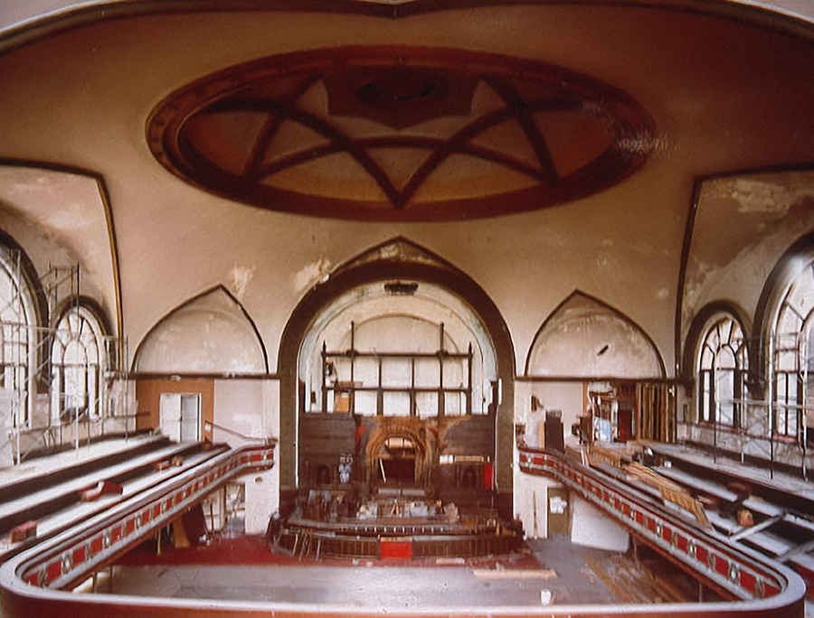 Peoples Temple interior.