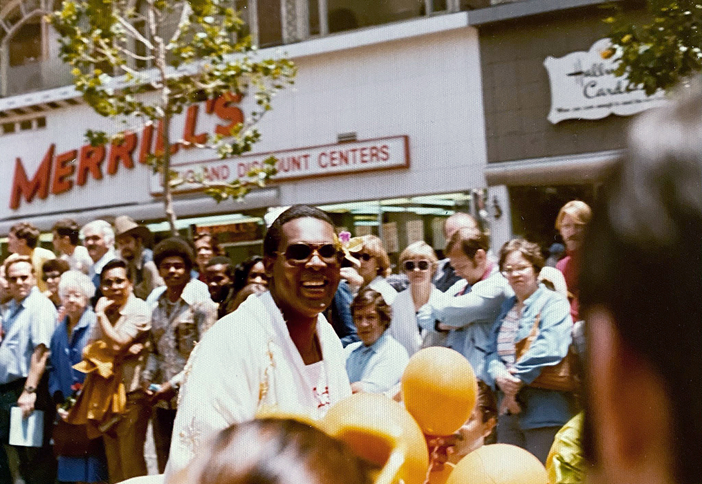 Sylvester at the 1977 parade